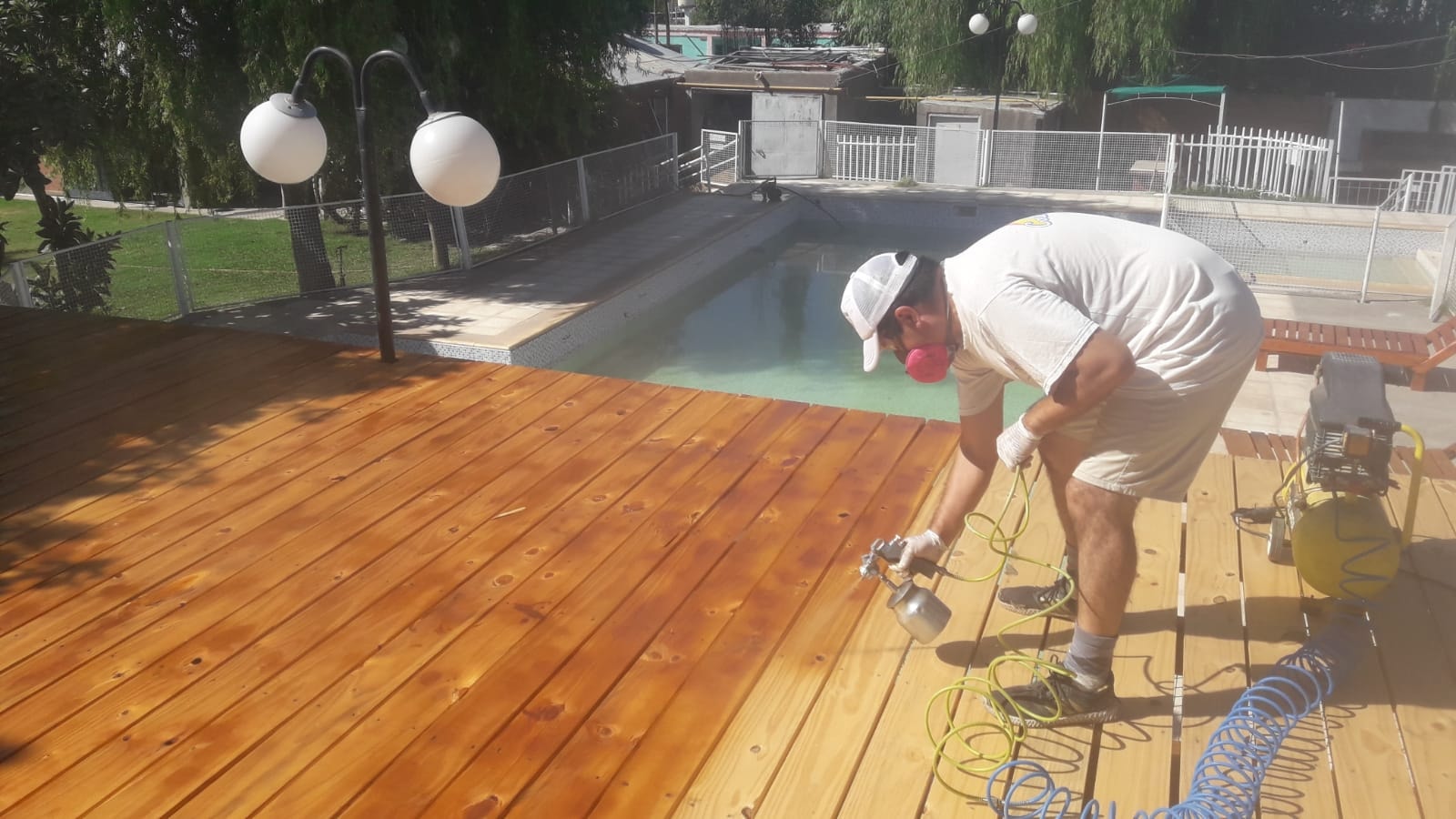 Obras en el camping