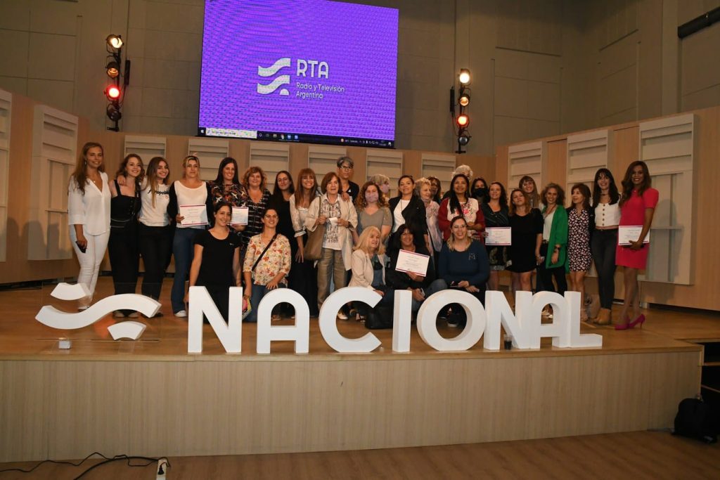 COMPAÑERAS DEL SATSAID DESTACADAS POR RADIO Y TELEVISIÓN ARGENTINA